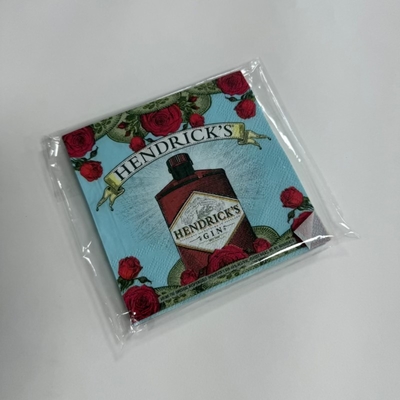 21×21cm Printed Paper Napkins 18gsm Floral Paper Napkins Super Absorbent