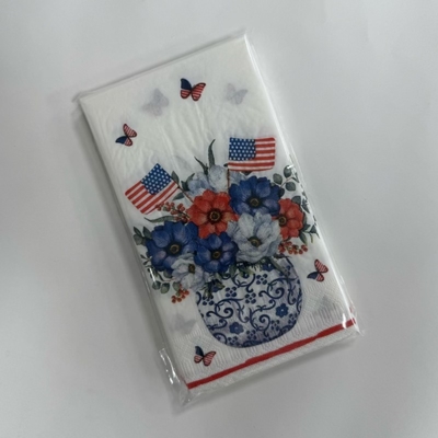 30×40 1/6 Folded Dinner Napkins Paper OEM Printable Paper Napkins