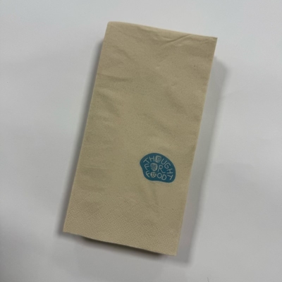 Bamboo Cocktail Napkins 33x33cm 18gsm Dual Layer 500pcs Space Saving Pack