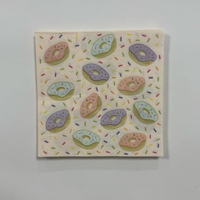 23*23cm Colored Cocktail Napkins Disposable Colored Beverage Napkins