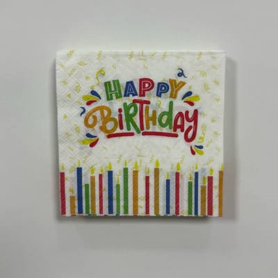 23×23cm 2 Ply Paper Napkins Dinner Paper Napkins For Coffee Shop