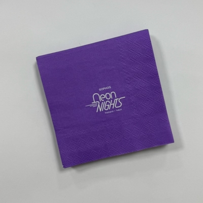 OEM Colorful Personalized Paper Napkins For Wedding Hotel Party