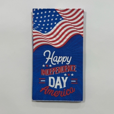 2 Ply 1/6 Fold Printed Paper Napkins 42*33cm Food Safe Restaurant Paper Napkin