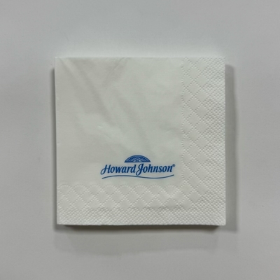 23*23cm White Beverage Napkins 20pcs/Bag OEM 2 Ply Beverage Napkins