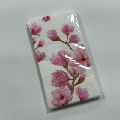 6 Color Flexo Printed Lunch Paper Napkins 33*40cm 3Ply Decorative Paper Dinner Napkins