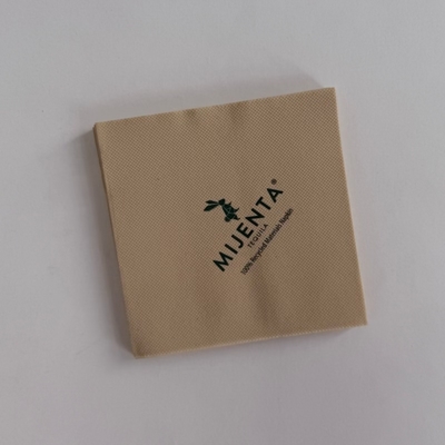 27*27cm Bamboo Dinner Napkins Biodegradable Brown Paper Napkin