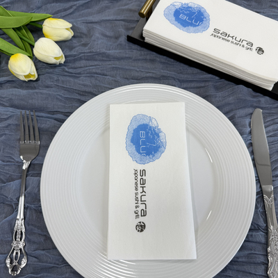 Thick Airlaid Paper Lunch Napkins Luxury Disposable Napkins For Restaurant With Logo