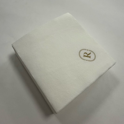 23*23 Premium White Airlaid Napkins & Cutlery Bags Soft Absorbent Dust Free For Events