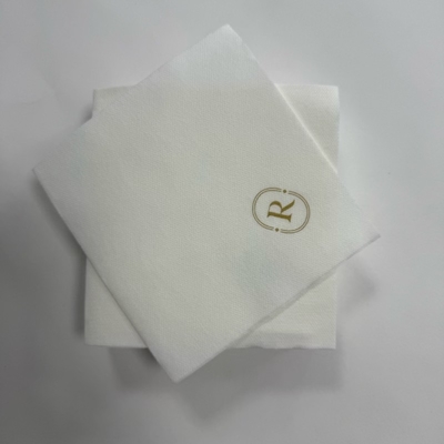 23*23 Premium White Airlaid Napkins & Cutlery Bags Soft Absorbent Dust Free For Events
