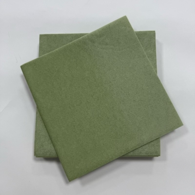 33×33 Airlaid Paper Napkins 1/4 Fold Olive Green Paper Napkins Eco Friendly