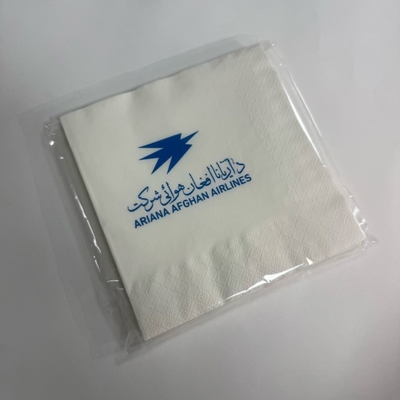 High End Commercial Paper Napkins 30×30cm 2Ply 18gsm For Airline Catering