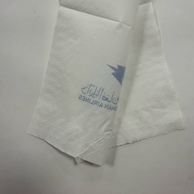 High End Commercial Paper Napkins 30×30cm 2Ply 18gsm For Airline Catering
