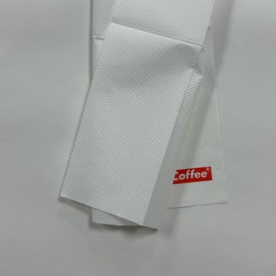 33×33 White Beverage Napkins 2Ply Wedding Serviettes Personalised