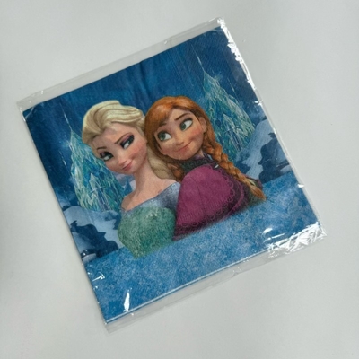 33×33cm Full Color Printed Napkins 16gsm Custom Logo For Restaurants