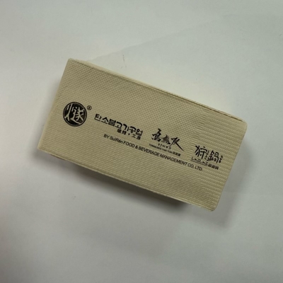 33×33cm Bamboo Cocktail Napkins 2Ply Bamboo Pulp Disposable Napkins