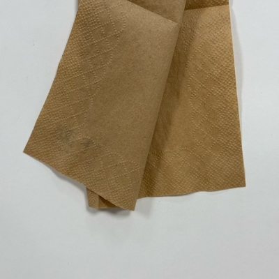 20gsm Brown Party Napkins With Logo 30×30cm For Restaurant Use