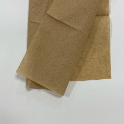 22×24cm Brown Paper Napkins Printed Brown Disposable Napkins