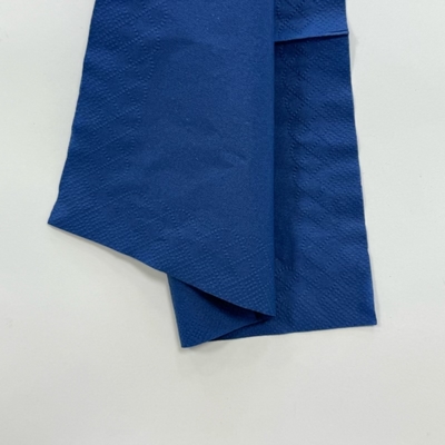 25CM Navy Blue Paper Napkins Customised 2 Ply Dinner Napkins