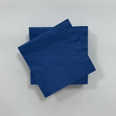 25CM Navy Blue Paper Napkins Customised 2 Ply Dinner Napkins