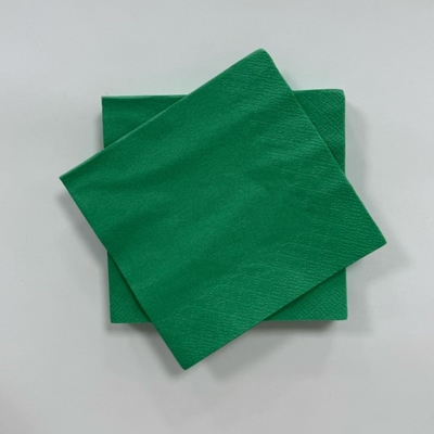 27×27cm Colored Beverage Napkins Green Dinner Napkins For Hotel