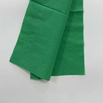 27×27cm Colored Beverage Napkins Green Dinner Napkins For Hotel