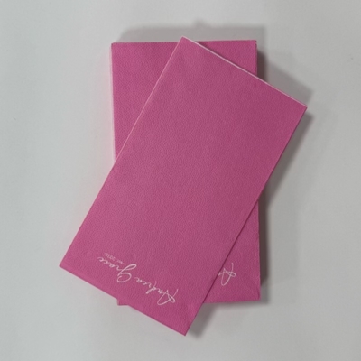 3Ply Cocktail Paper Napkins 42*33 Pink Paper Napkins 100PCS/PACK