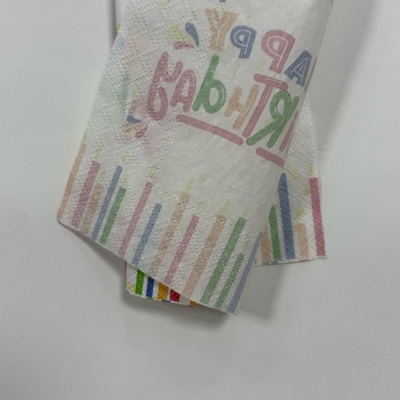 23×23cm 2 Ply Paper Napkins Dinner Paper Napkins For Coffee Shop