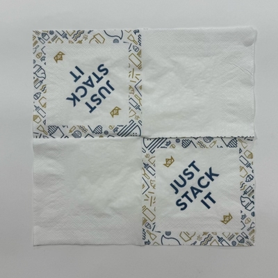 18gsm Floral Printed Paper Napkins 33×33cm 3 Ply Beverage Napkins