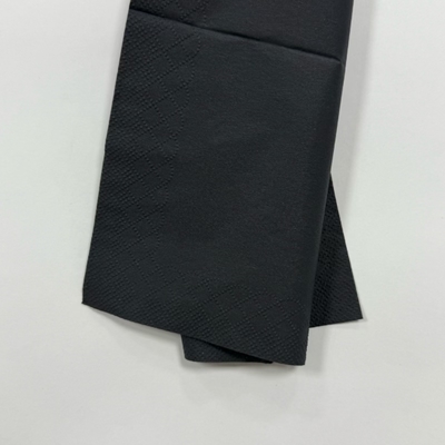 25*25 3Ply Printed Serviette Food Safe Printing Black Paper Napkin