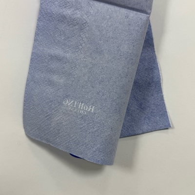 30*30 Blue Paper Napkins Restaurant Custom 2ply Beverage Paper Napkins Tissue