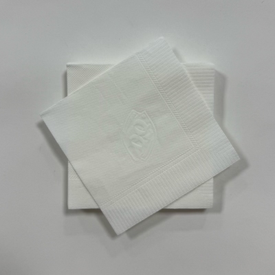 27*27cm 16gsm Beverage Paper Napkins White Cocktail Napkins Customised
