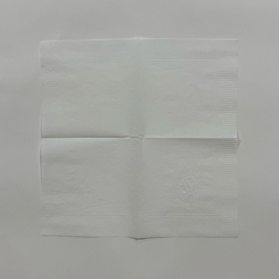 27*27cm 16gsm Beverage Paper Napkins White Cocktail Napkins Customised