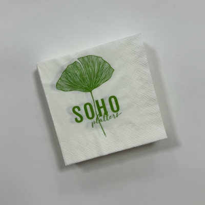 1/4 Fold Embossed Paper Napkins 18gsm High Quality Disposable Dinner Napkins