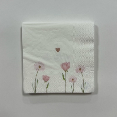 23*23cm Printable Paper Napkins Paper Cocktail Napkins For Hotel Restaurant