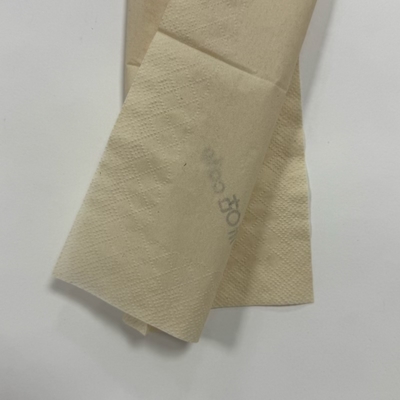 21*21cm Embossed Paper Napkins 3 Ply Bamboo Cocktail Napkins