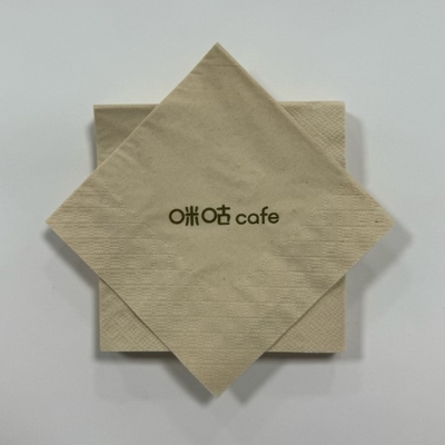 21*21cm Embossed Paper Napkins 3 Ply Bamboo Cocktail Napkins