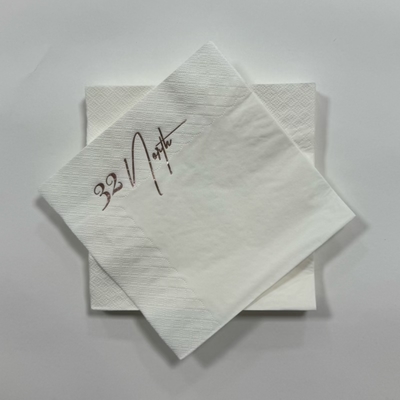 25*25cm Rose Gold Paper Napkins 2 Ply Disposable Paper Napkins