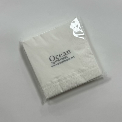 FSC White Paper Napkins 27*27cm 2 Ply Dinner Napkins Virgin Wood Pulp