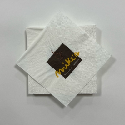 23*23cm Double Sided Dinner Paper Napkins OEM Embossed Texture