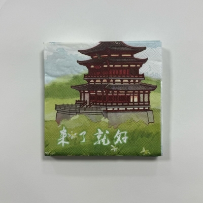 25*25cm 1 Ply Paper Napkins Decorative Paper Napkins 1/4 Fold