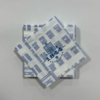 PE Coated Waterproof Napkins 18gsm Dot Printing 33*33cm For Outdoor