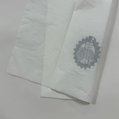 High Visibility White Paper Napkins 33x40cm White Napkins Paper