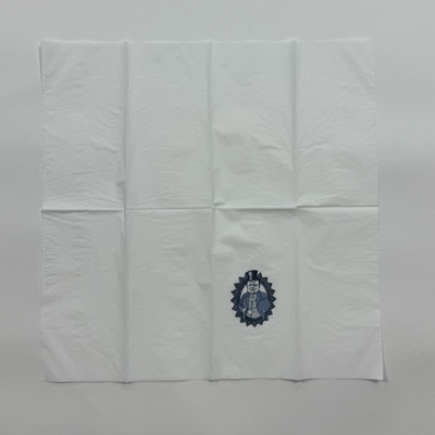 High Visibility White Paper Napkins 33x40cm White Napkins Paper