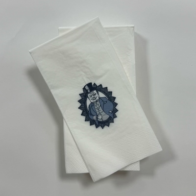 High Visibility White Paper Napkins 33x40cm White Napkins Paper
