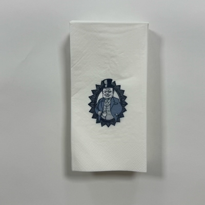 High Visibility White Paper Napkins 33x40cm White Napkins Paper
