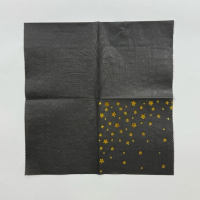 Decoration Custom Gold Foil Napkins Gold Paper Napkins For Adult Ceremony