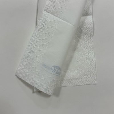 23*23cm White Beverage Napkins 20pcs/Bag OEM 2 Ply Beverage Napkins