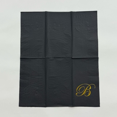 Pearlized Silver Paper Napkins Premium 33*40cm Gift Packaging
