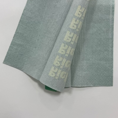 Eco Friendly White Paper Napkins 40*40cm 3 Ply Bulk Printed Dinner Napkins