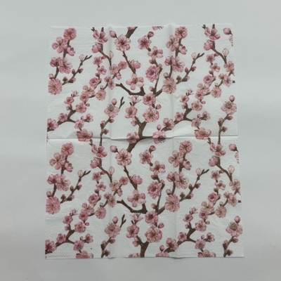 1/6 Fold Dinner Paper Napkins 18gsm 33x40 Paper Dinner Napkins Decorative